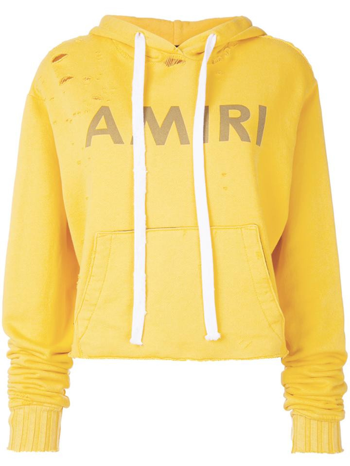 Amiri Logo Hoodie - Yellow & Orange