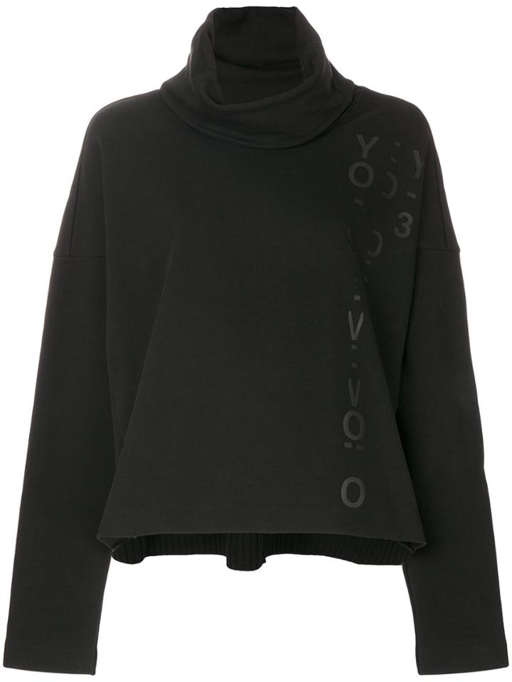 Y-3 Roll Neck Sweatshirt - Black