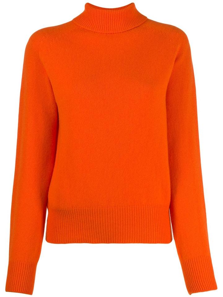Ymc Relaxed-fit Knit Jumper - Orange