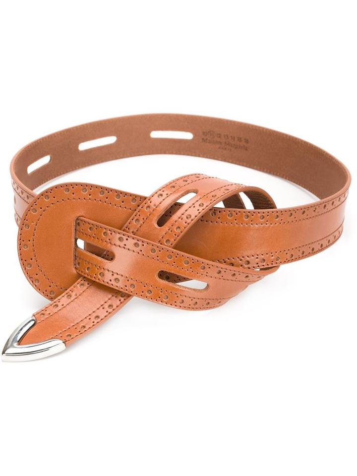 Maison Margiela Punch Hole Detailing Belt