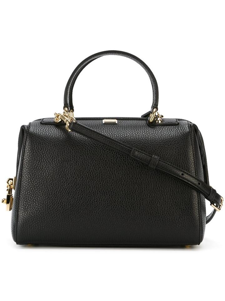 Dolce & Gabbana Padlock Doctor's Tote Bag, Women's, Black