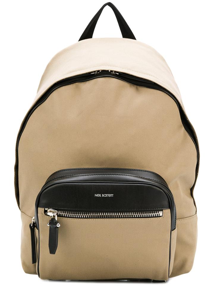 Neil Barrett Classic Backpack - Nude & Neutrals