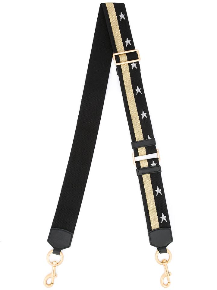 Marc Jacobs - Star Pattern Bag Strap - Women - Leather/nylon/metal (other) - One Size, Black, Leather/nylon/metal (other)