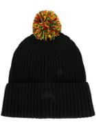 Stussy Pom-pom Beanie, Men's, Black, Wool/acrylic