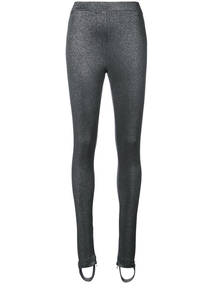Robert Rodriguez Metallic Effect Leggings