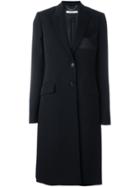 Givenchy Contrast Pocket Coat - Black