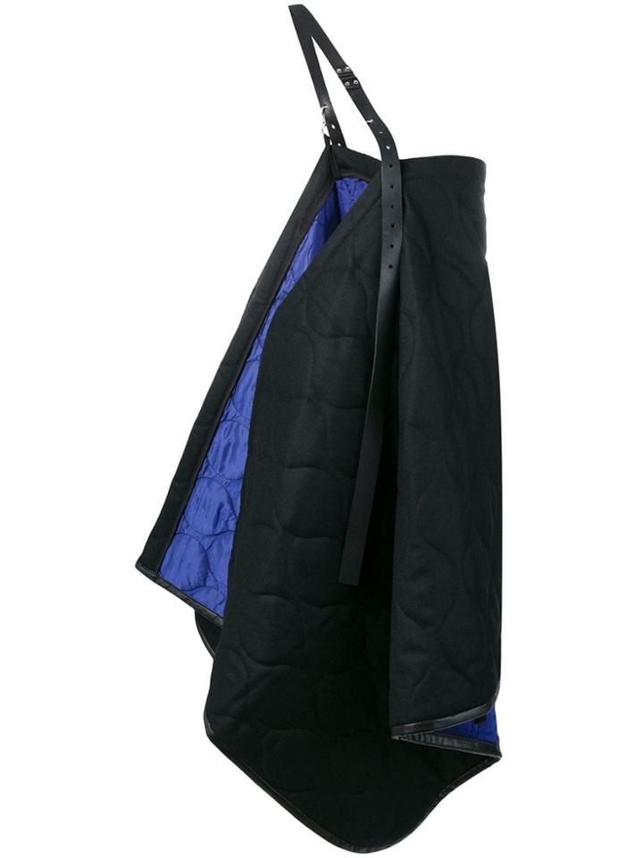 Ujoh Belted Stole Dress - Black