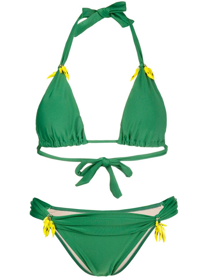 Adriana Degreas Banana Charm Bikini - Green