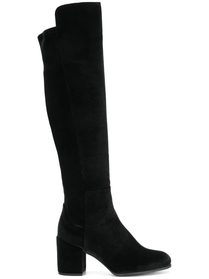 Stuart Weitzman All Jack Knee Length Boots - Black
