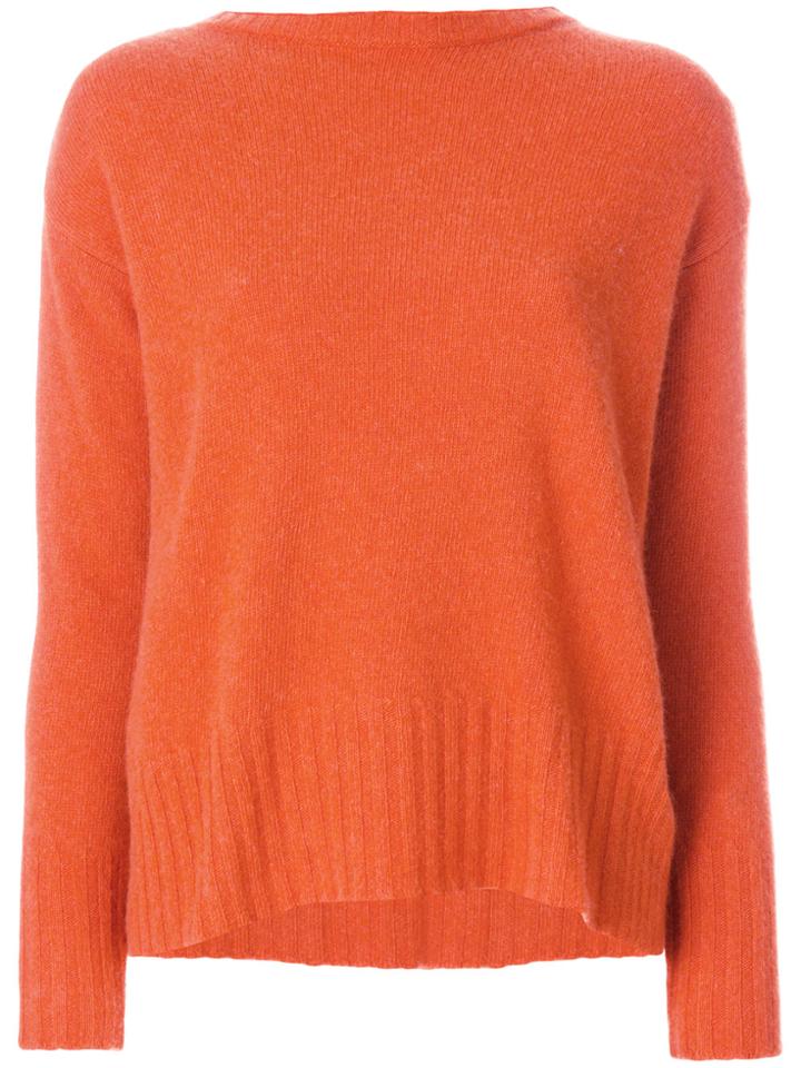 Zanone Loose Fit Jumper - Yellow & Orange