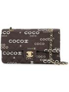 Chanel Pre-owned Cc Logos Double Flap Bag - Black