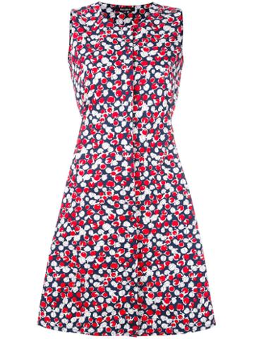 Garpart - Button Front Dress - Women - Cotton - M, Blue, Cotton