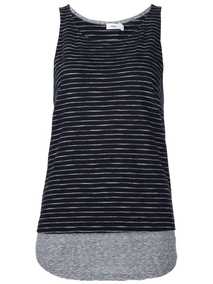 Vince Mixed Media Tank Top