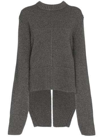 Khaite Khaite Virginia Knt Trtl Ls - Grey