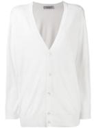 Edamame London - Twinset Cardigan - Women - Virgin Wool - 1, White, Virgin Wool
