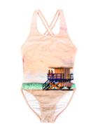 Finger In The Nose Olivia Coastguard Swimsuit, Girl's, Size: 12 Yrs