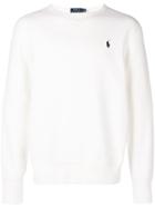 Polo Ralph Lauren Logo Jersey Sweatshirt - White