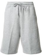 Drawstring Track Shorts - Men - Cotton/polyester - S, Grey, Cotton/polyester, T By Alexander Wang