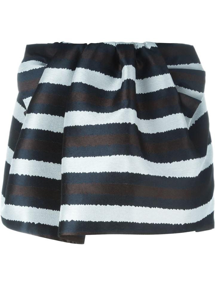 N.21 Striped Mini Skirt