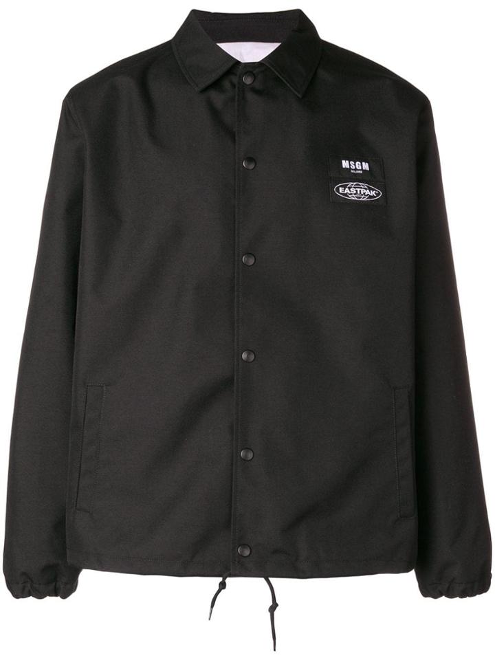 Msgm Lightweight Loose Jacket - Black