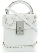 The Volon Brogue Detail Handbag - White