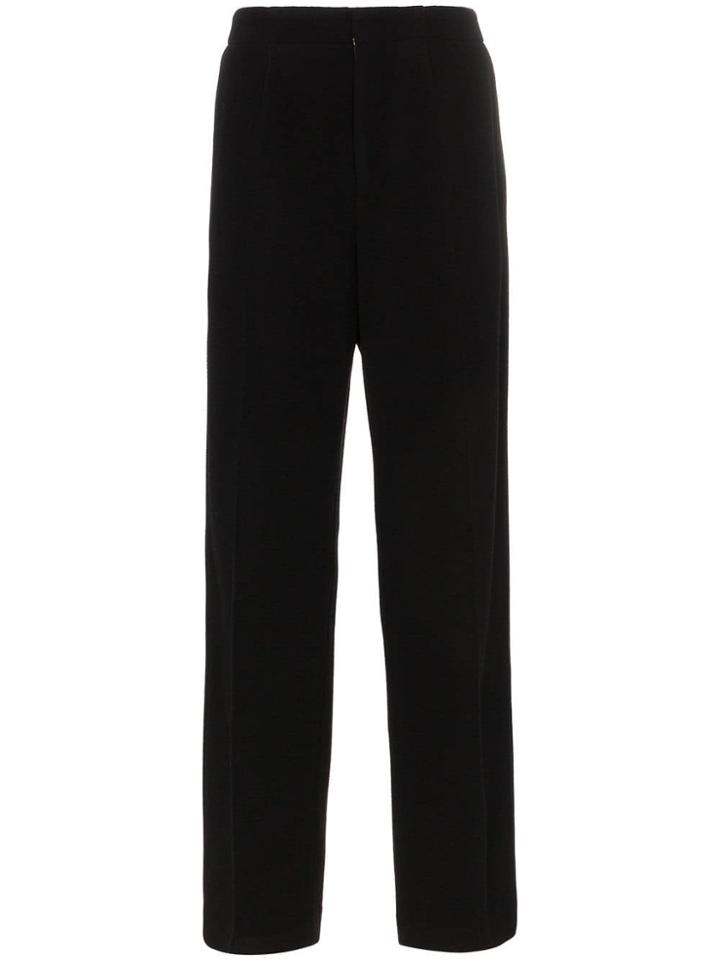 Our Legacy Loose Fit Wool-blend Trousers - Black