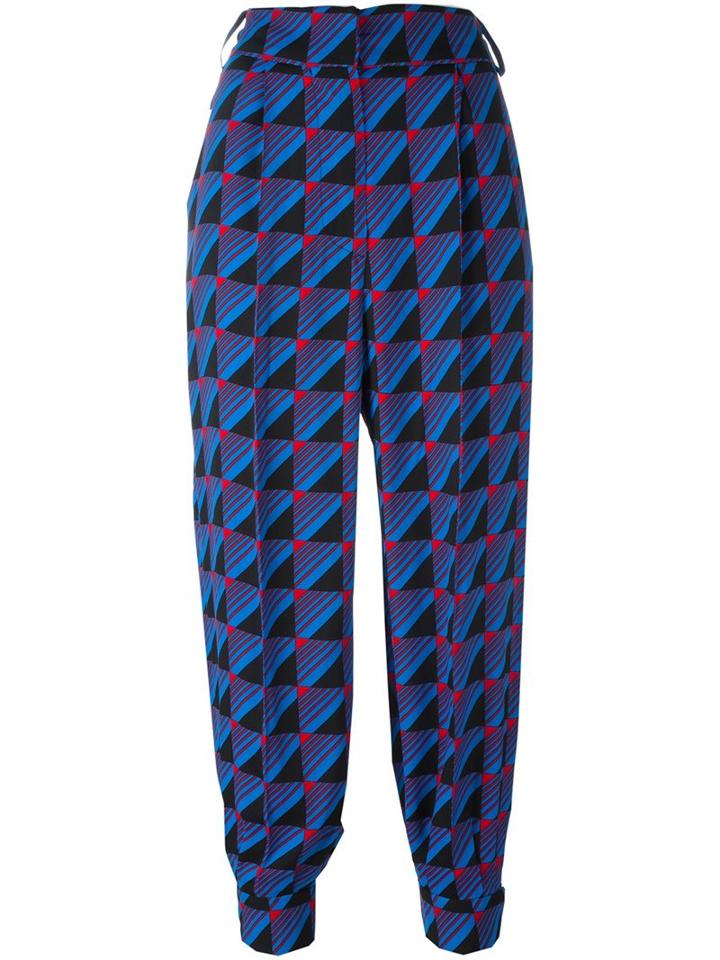 Marni Rhythm Print Tapered Trousers