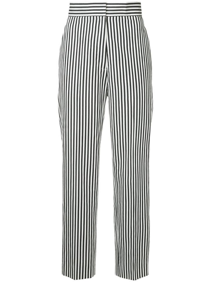 H Beauty & Youth Striped Tailored Trousers - Blue