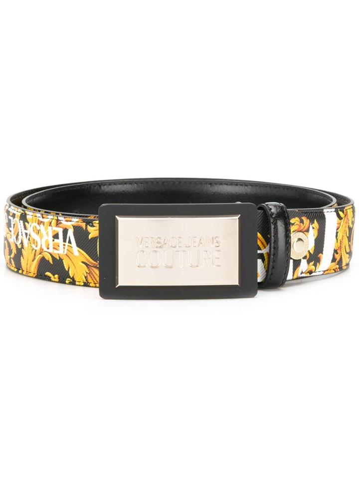 Versace Jeans Baroque-print Belt - Yellow