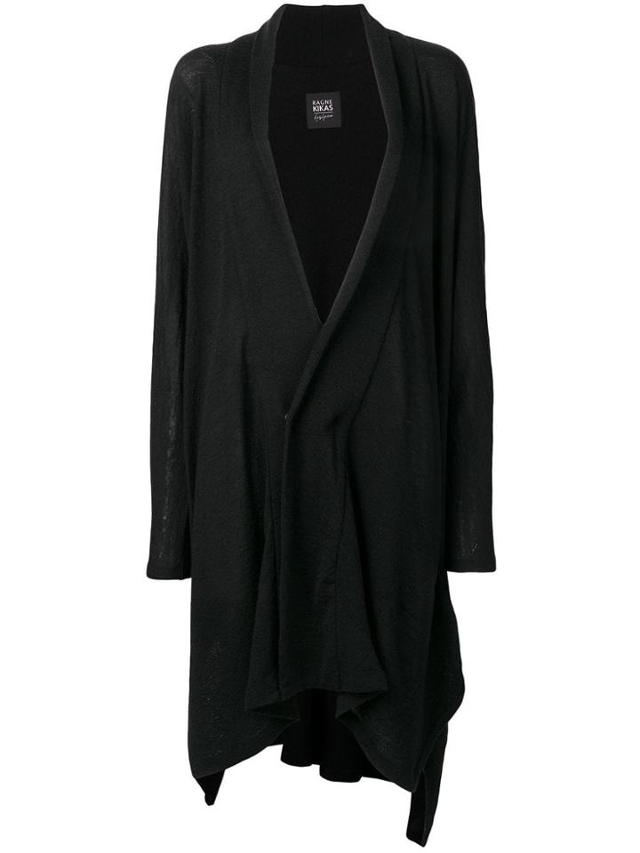 Yohji Yamamoto Draped Cardigan - Black