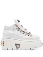 Gucci White Flashtrek Chunky Leather Low-top Sneakers