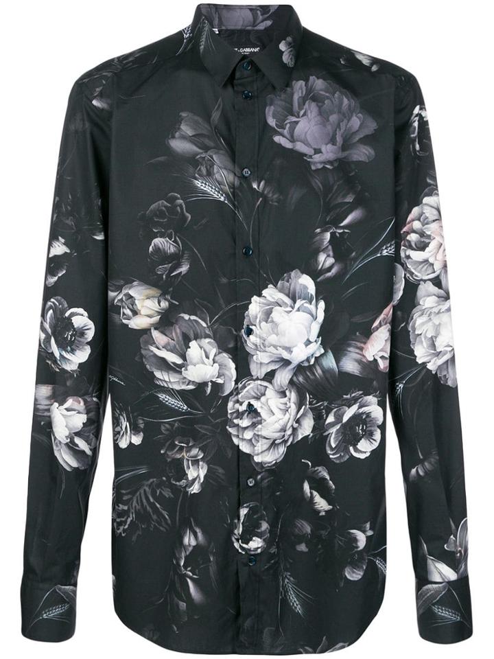 Dolce & Gabbana Floral Shirt - Blue