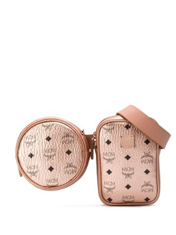 Mcm Essential Original Belt Bag - Brown