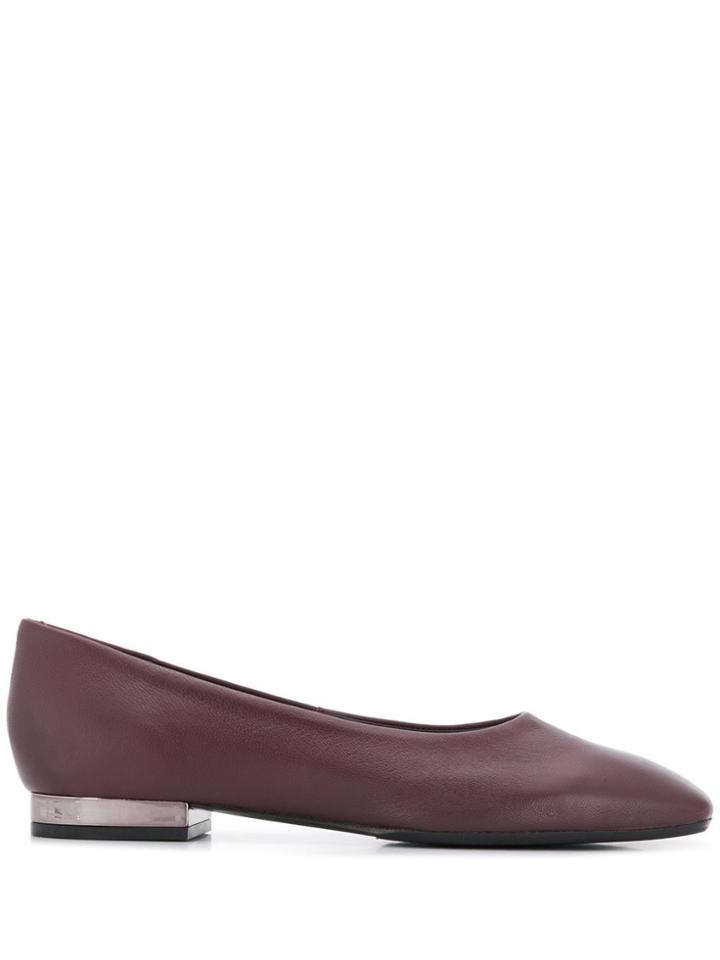 Anna Baiguera Square-toe Ballerina Shoes - Purple