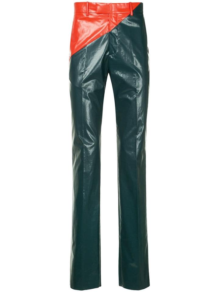 Calvin Klein 205w39nyc Two-color Straight-leg Trousers - Blue