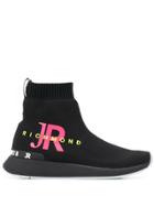 John Richmond Slip-on High-top Sneakers - Black