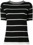 Philo-sofie Short-sleeve Knit Top, Women's, Size: 36, Black, Cotton/nylon/viscose/cashmere