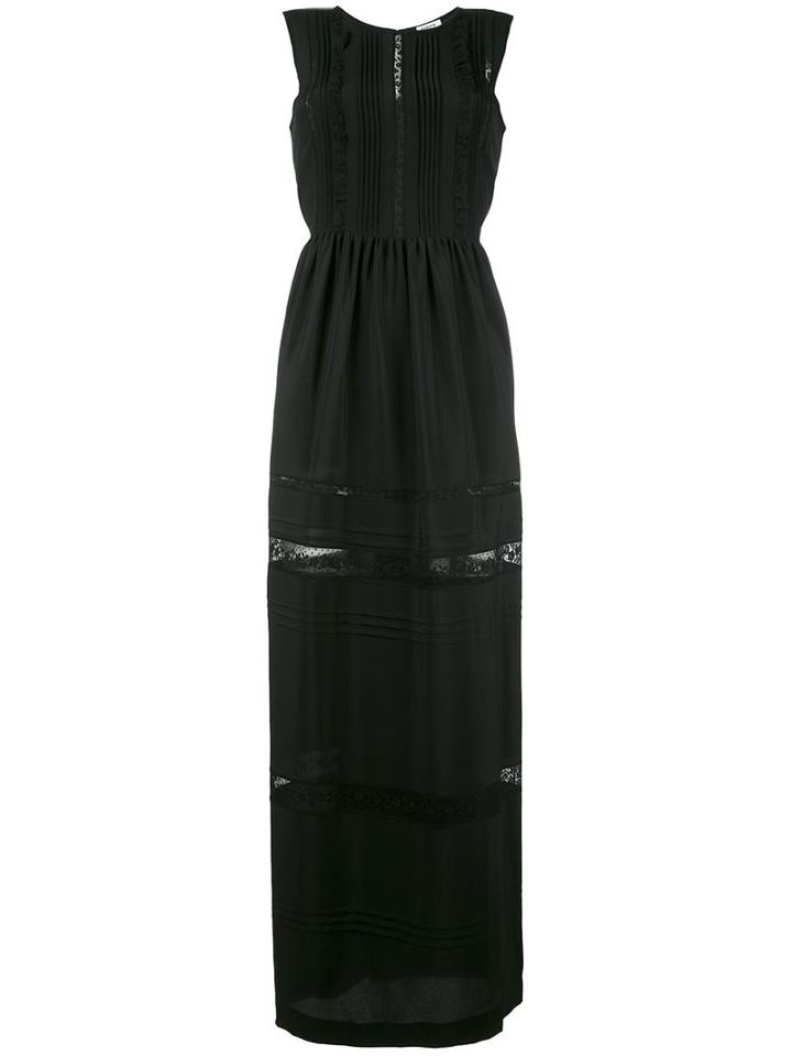 P.a.r.o.s.h. Anja Dress, Women's, Black, Acetate/silk