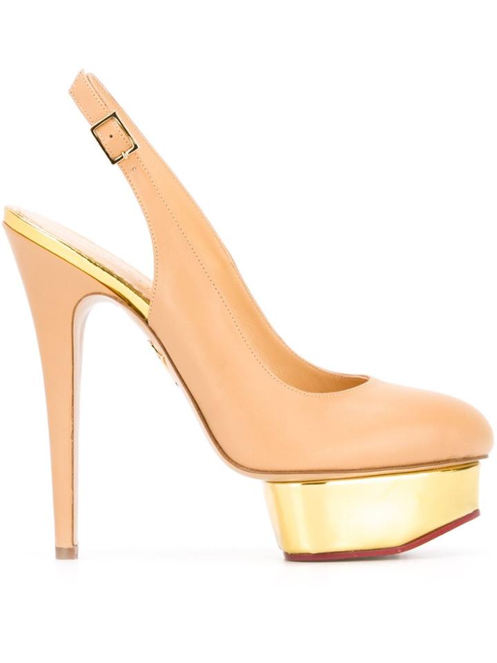Charlotte Olympia 'dolly' Pumps - Nude & Neutrals