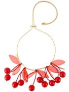 P.a.r.o.s.h. Cherry Necklace, Women's, Red, Brass/acetate/plastic
