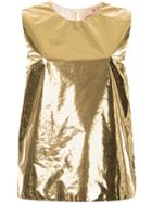 Nº21 Round Neck Sleeveless Top - Gold