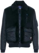 Rossignol Shearling Bomber Jacket - Blue