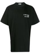 Ih Nom Uh Nit Logo Print Crew Neck T-shirt - Black