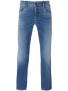 Diesel 'sleeker 0852v' Skinny Jeans, Men's, Size: 31/32, Blue, Cotton/spandex/elastane