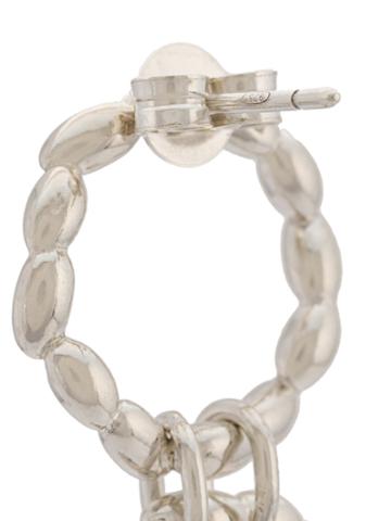 Bea Bongiasca Rice Hoop Drop Earings - Metallic