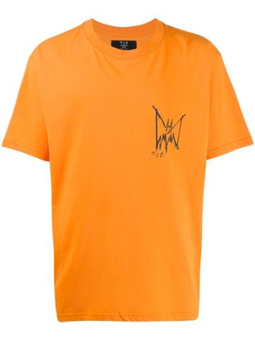 Mjb Marc Jacques Burton Logo Print T-shirt - Orange
