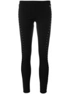 Versace Jeans Stitch Detail Leggings - Black
