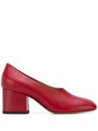 Marni Marian Block-heel Pumps - Red