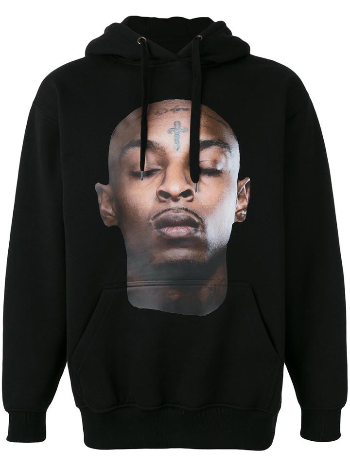 Ih Nom Uh Nit - Savage Hoodie - Men - Cotton - Xl, Black, Cotton