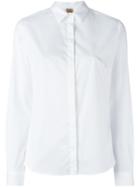 Fay Classic Shirt, Women's, Size: Medium, White, Cotton/spandex/elastane